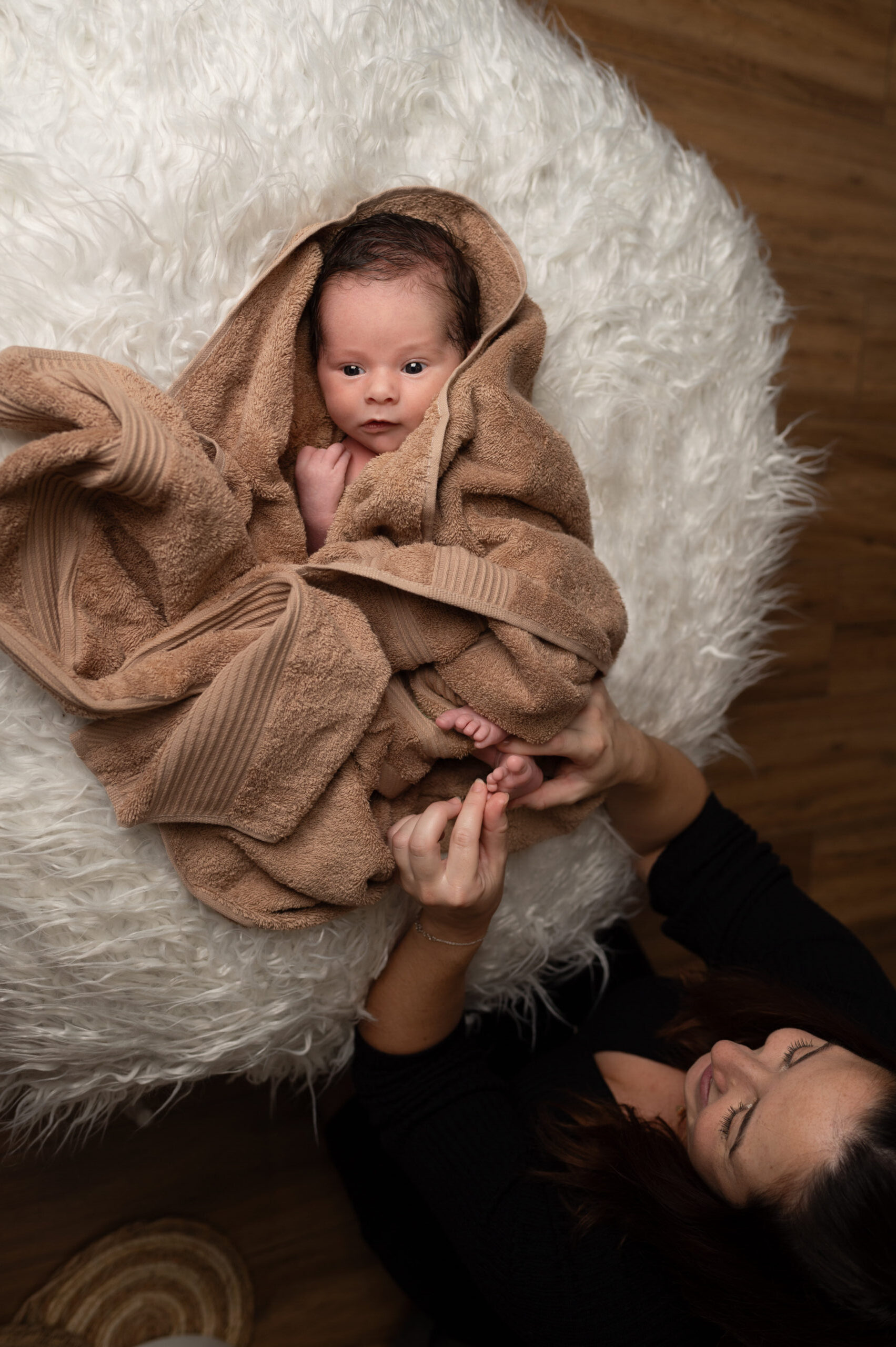 massage bébé photo